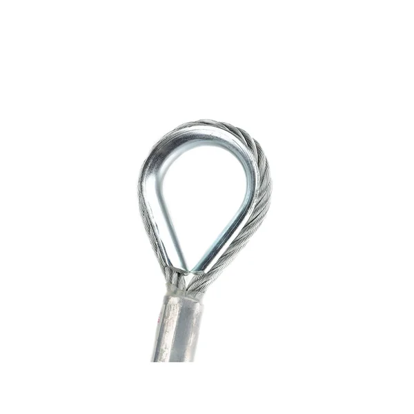 Elingue câble acier 4 mm - gaine transparente - CMU 180 kg - Lg 3,5 m