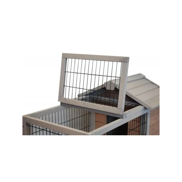 Enclos pour lapin et cochon d'inde avec abri intérieur ou extérieur