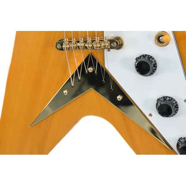 Epiphone '58 Korina Flying V Aged Natural (White Pickguard) 2023