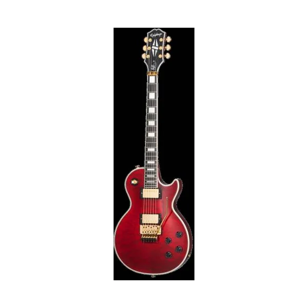 EPIPHONE - ALEX LIFESON LES PAUL CUSTOM AXCESS QUILT RUBY LEFT HANDED