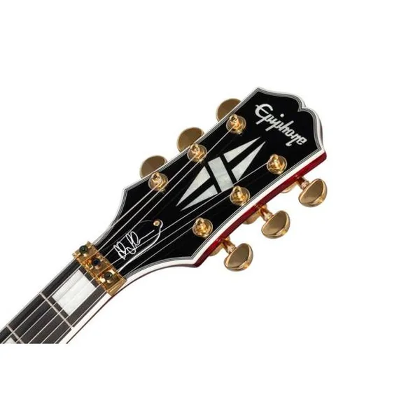 EPIPHONE - ALEX LIFESON LES PAUL CUSTOM AXCESS QUILT RUBY LEFT HANDED