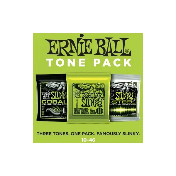 Ernie Ball 3331 Tone Pack Regular Slinky 10-46 3 jeux différents