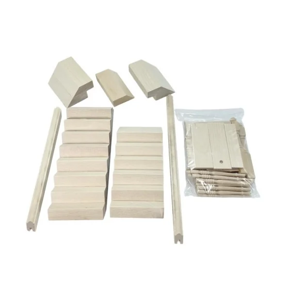 Escalier universel en kit - Bois brut