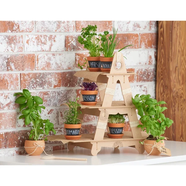 Etagère en escalier pour plantes