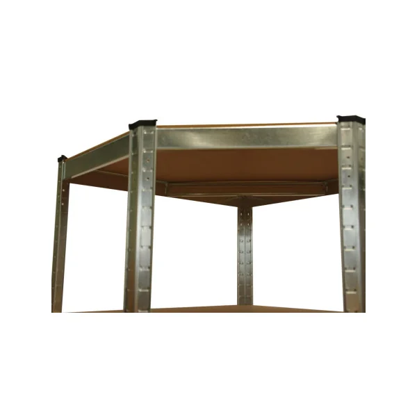 Etagères angle robuste 5 niveaux Rayonnage métallique Etagère métallique industrielle Charge lourde 875kg
