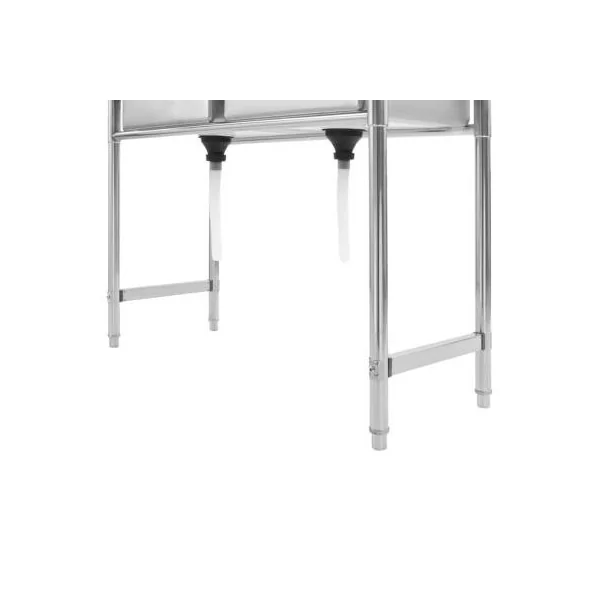 Evier double de cuisine professionnel en INOX 120 cm Evier Professionnel Restauration Hôtellerie Cuisine