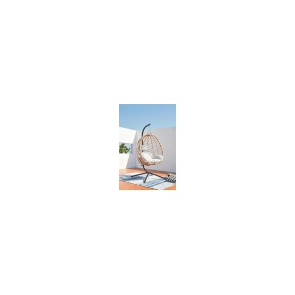 Fauteuil suspendu en résine tressée naturel fauteuil œuf fauteuil jardin suspendu