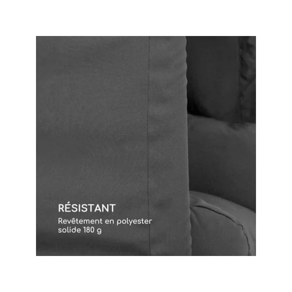 Fauteuil suspendu gris foncé fauteuil œuf assise moelleuse fauteuil suspendu cocoon