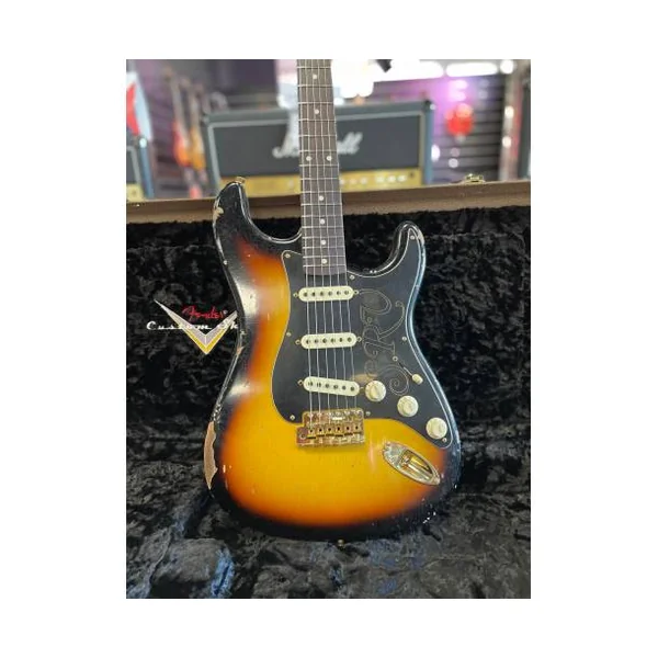 FENDER - CUSTOM SHOP MASTERBUILT SRV SIGNATURE STRAT REL/CC - F3TSB