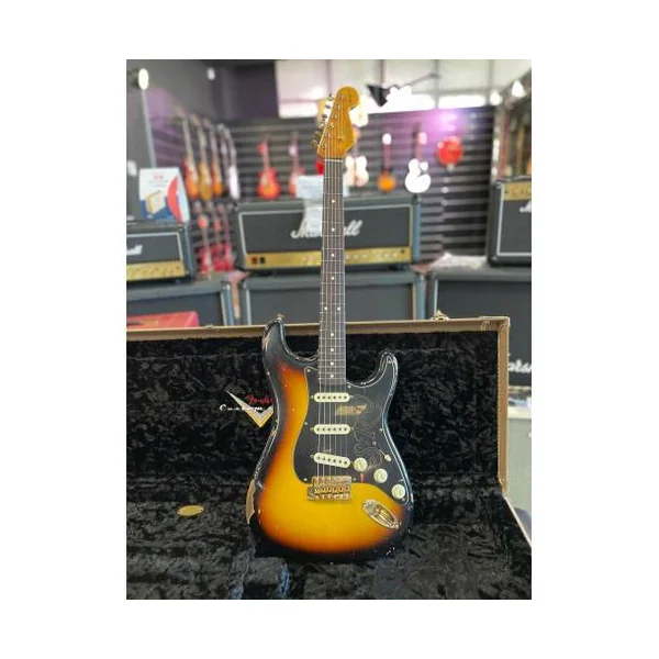 FENDER - CUSTOM SHOP MASTERBUILT SRV SIGNATURE STRAT REL/CC - F3TSB