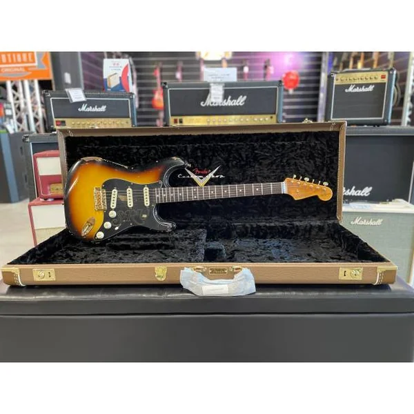 FENDER - CUSTOM SHOP MASTERBUILT SRV SIGNATURE STRAT REL/CC - F3TSB