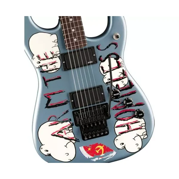 FENDER - PRESENTS: TOM MORELLO "ARM THE HOMELESS" ROSEWOOD FINGERBOARD BLUE ICE METALLIC