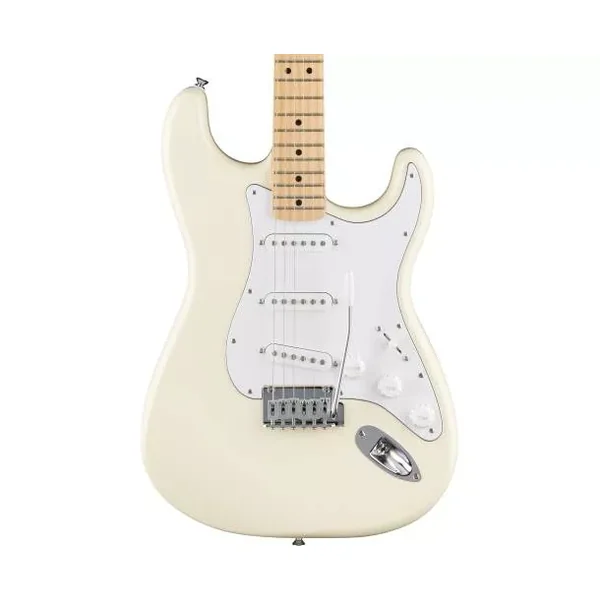 FENDER - STANDARD STRATOCASTER MAPLE FINGERBOARD WHITE PICKGUARD OLYMPIC WHITE