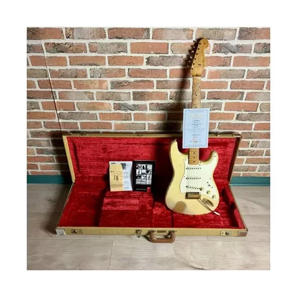 FENDER STRATOCASTER CUSTOM SHOP 50S RELIC VINTAGE BLONDE CUNETTO 1996