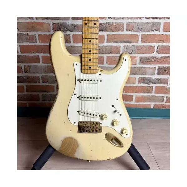 FENDER STRATOCASTER CUSTOM SHOP 50S RELIC VINTAGE BLONDE CUNETTO 1996