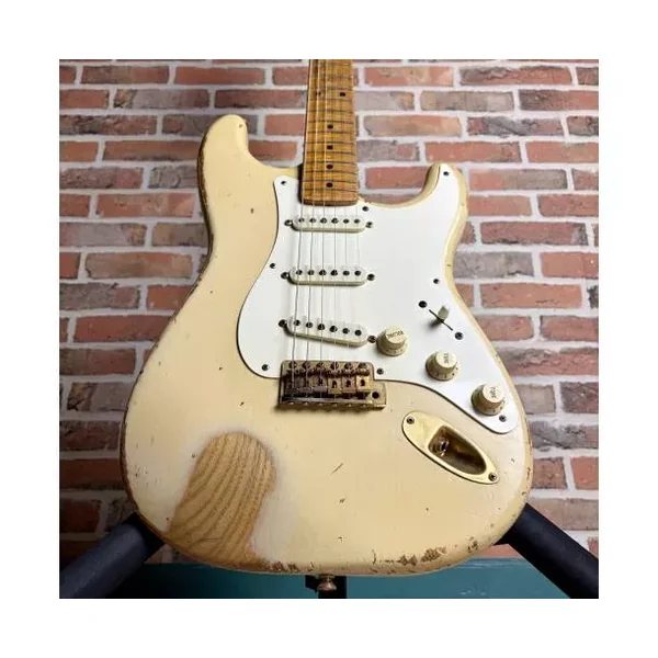 FENDER STRATOCASTER CUSTOM SHOP 50S RELIC VINTAGE BLONDE CUNETTO 1996