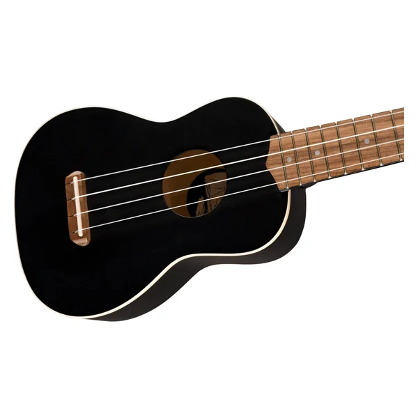 Fender Venice Sopraan Ukulele Black