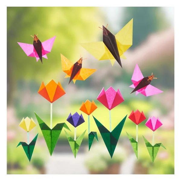 Feuilles de pliage en papier transparent « 15 x 15 cm », 500 pc.