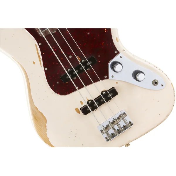 Flea Signature Jazz Bass (MEX, RW) - road worn shell pink