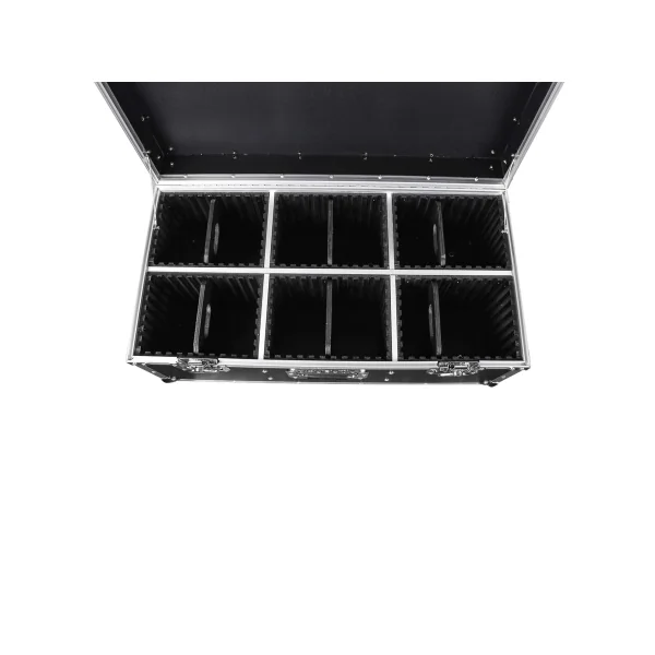 Flight case à 6 compartiments variables 74 X 37 X 28