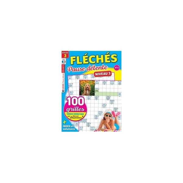Fléchés Pause Détente n°5 avec 100 Grilles de Niveau 3