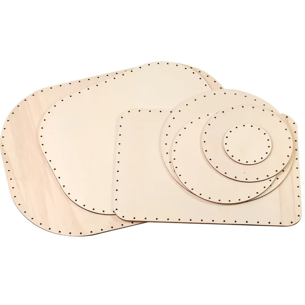 Fond pour ouvrage en rotin VBS « Rectangle », 4 mm, 24 x 34 cm