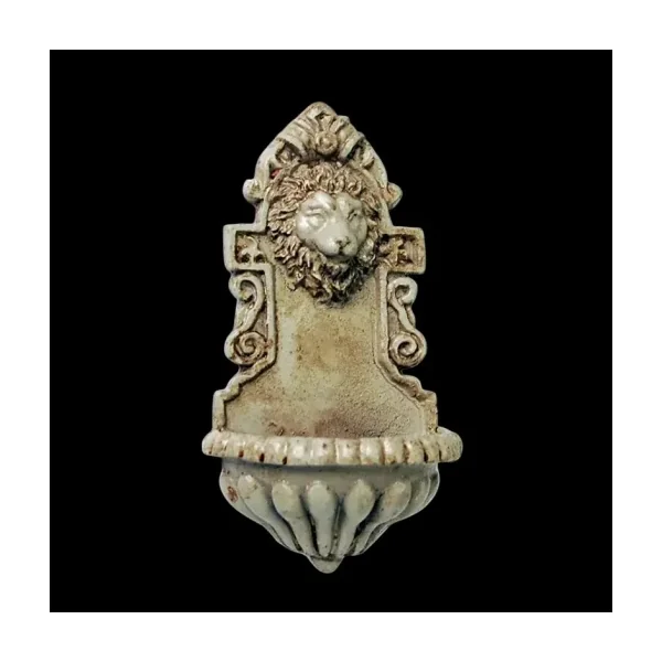 Fontaine murale tête de lion