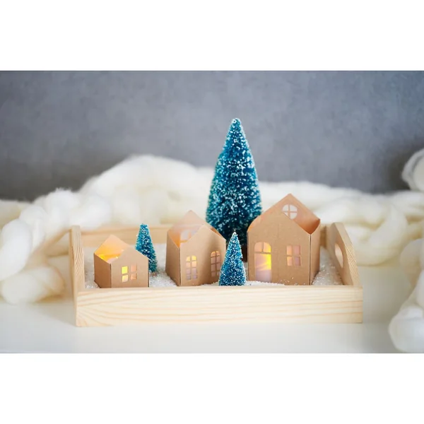 Gabarits VBS « Maisons », 3 pc.