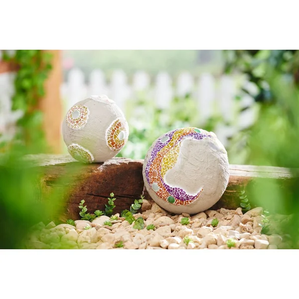 Galets en verre VBS « Coloré & dépoli », 1 kg, Ø 1,8 cm