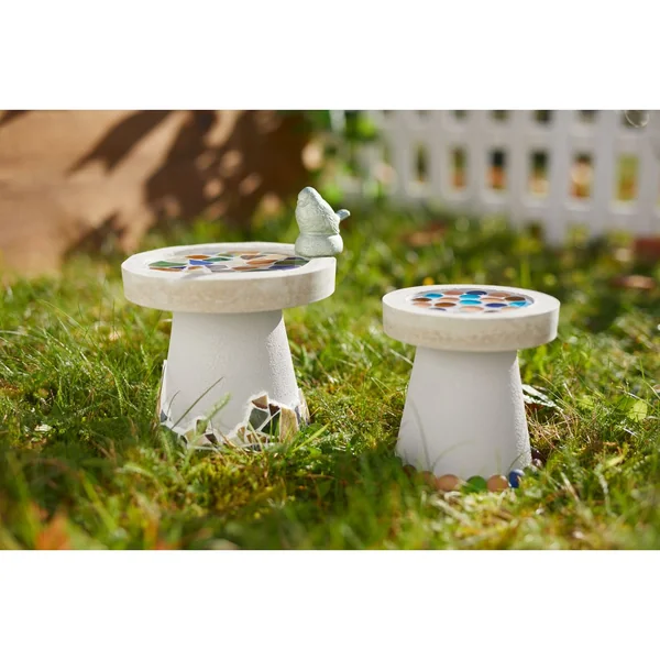 Galets en verre VBS « Coloré & dépoli », 1 kg, Ø 1,8 cm
