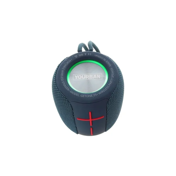 Getone 25 Blue Yourban Enceinte bluetooth et USB bleu étanche IP65