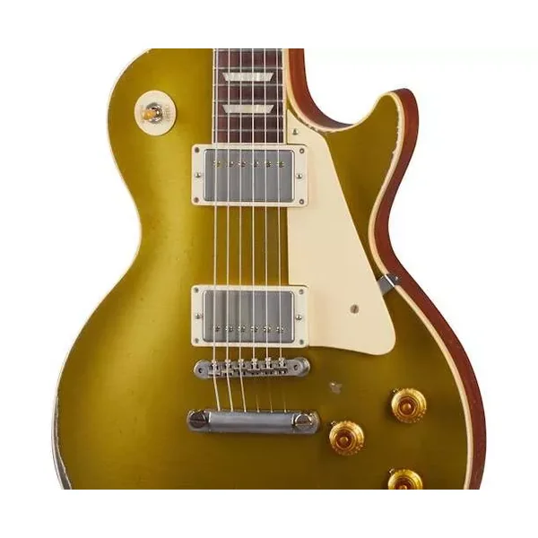 GIBSON - 1957 LES PAUL GOLDTOP REISSUE ULTRA HEAVY AGED DOUBLE GOLD