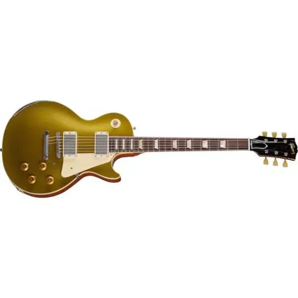 GIBSON - 1957 LES PAUL GOLDTOP REISSUE ULTRA HEAVY AGED DOUBLE GOLD