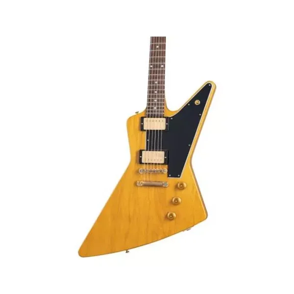 GIBSON - 1958 KORINA EXPLORER BLACK PICKGUARD NATURAL