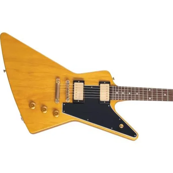 GIBSON - 1958 KORINA EXPLORER BLACK PICKGUARD NATURAL