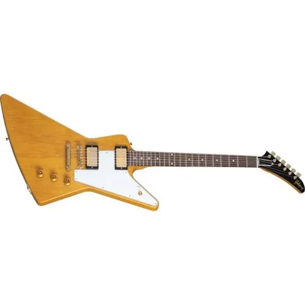 GIBSON - 1958 KORINA EXPLORER WHITE PICKGUARD NATURAL