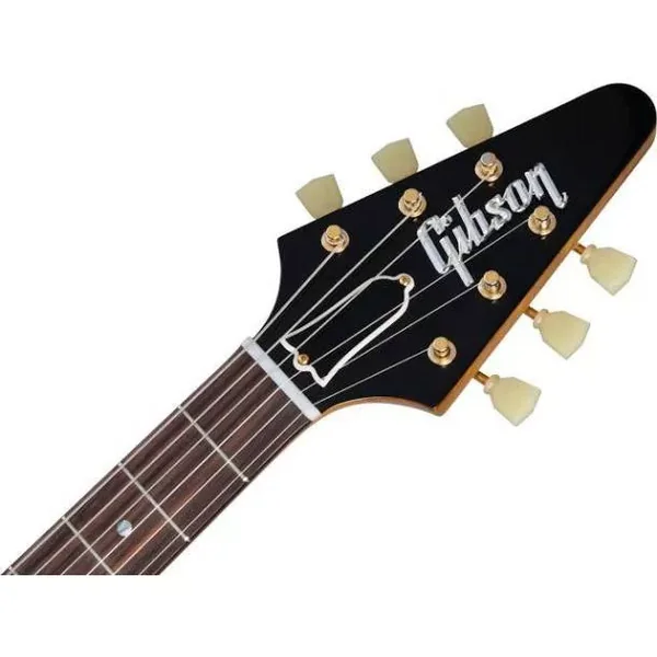 GIBSON - 1958 KORINA FLYING V BLACK PICKGUARD NATURAL