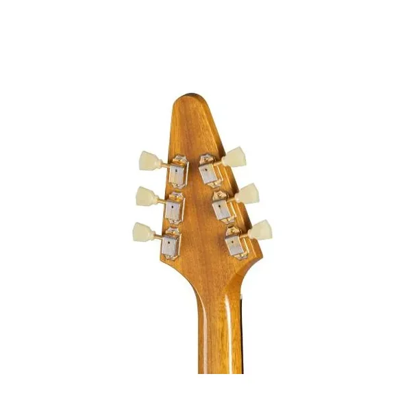 GIBSON - 1958 KORINA FLYING V BLACK PICKGUARD NATURAL