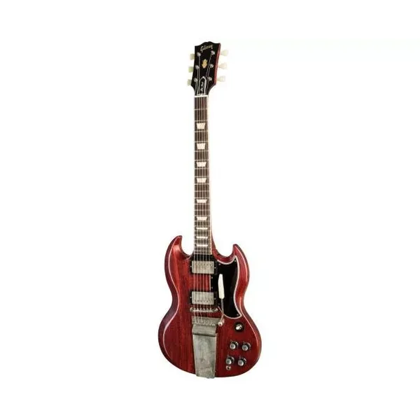 GIBSON - 1964 SG STANDARD REISSUE W/ MAESTRO VIBROLA VOS CHERRY RED