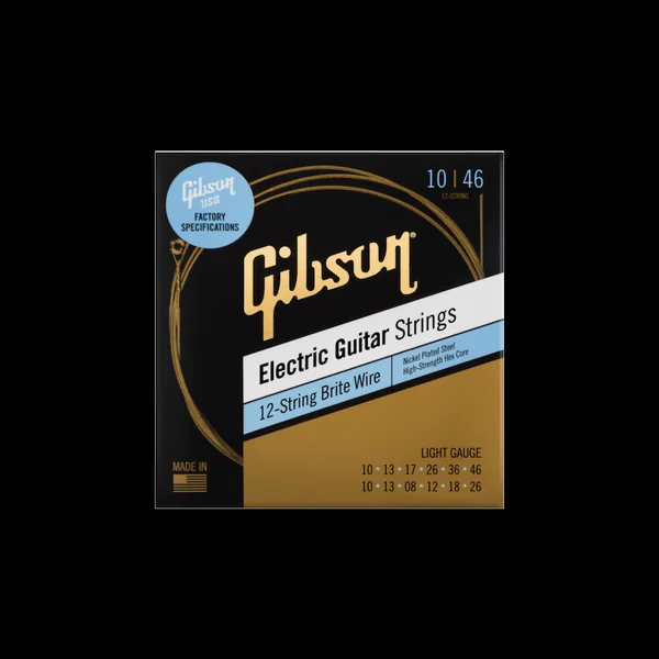 Gibson Accessories Brite Wire Electric 12 cordes Light 10-46