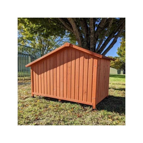 Grande niche chien avec toit ouvrant porte anti froid niche avec toit en shingle