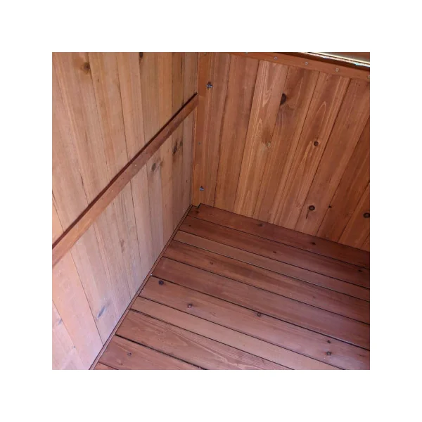Grande niche chien avec toit ouvrant porte anti froid niche avec toit en shingle
