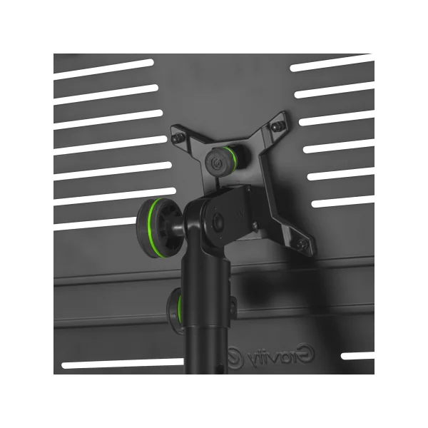 Gravity LTS TRAY 1 Support d'ordinateur portable ou tablette pour pied 35mm avec clips de sécurité réglables