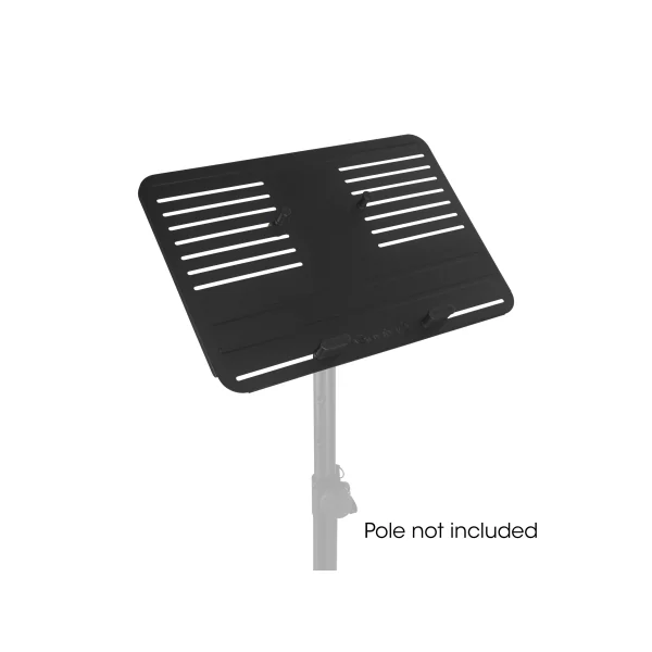 Gravity LTS TRAY 1 Support d'ordinateur portable ou tablette pour pied 35mm avec clips de sécurité réglables