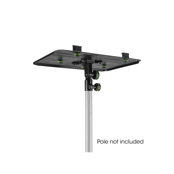 Gravity LTS TRAY 1 Support d'ordinateur portable ou tablette pour pied 35mm avec clips de sécurité réglables