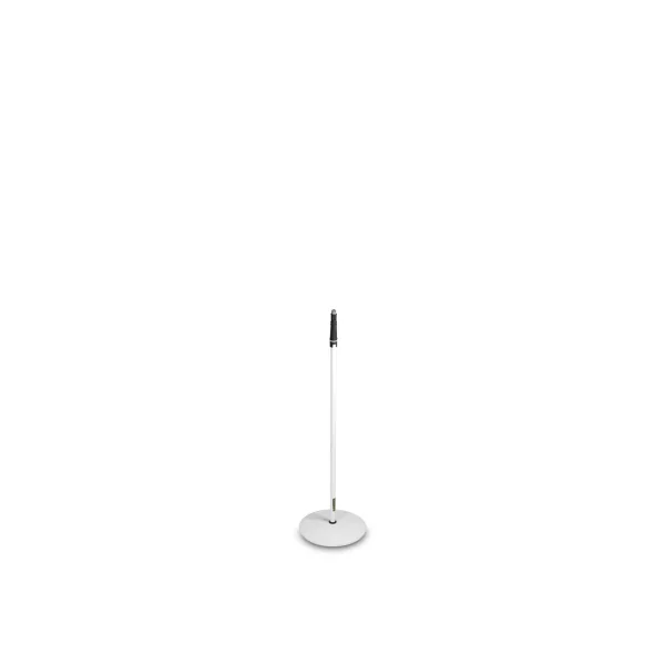 Gravity MS 23 W - Pied Micro Droit à Base Ronde blanc