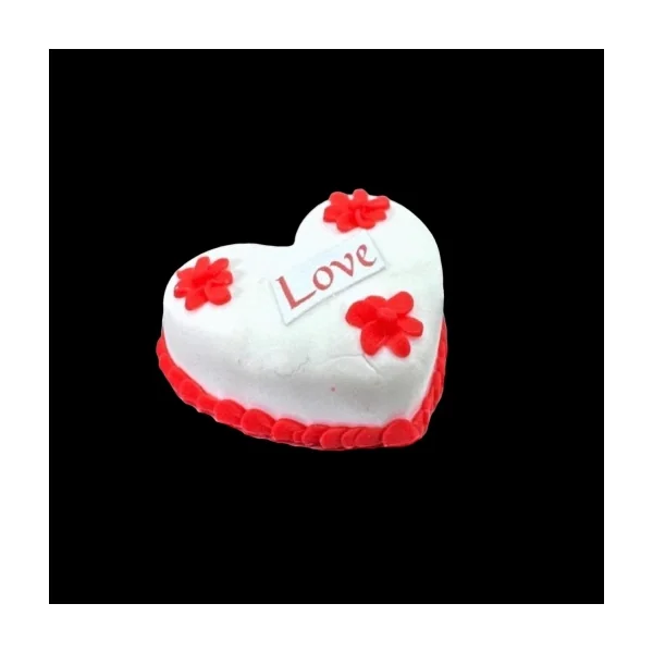 Gâteau Saint-Valentin en forme de cœur