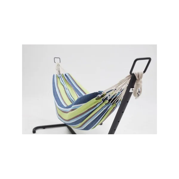 Hamac Porto avec support en métal Hamac suspendu Hamac de jardin Hamac extérieur