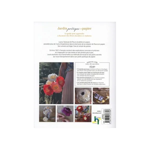 Jardin poétique de papier - Le guide pour apprendre à façonner des fleurs durables et réalistes