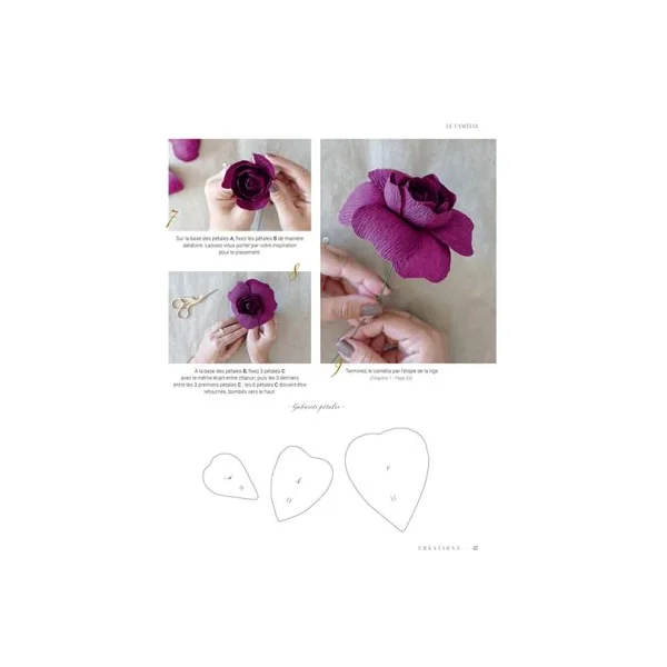 Jardin poétique de papier - Le guide pour apprendre à façonner des fleurs durables et réalistes